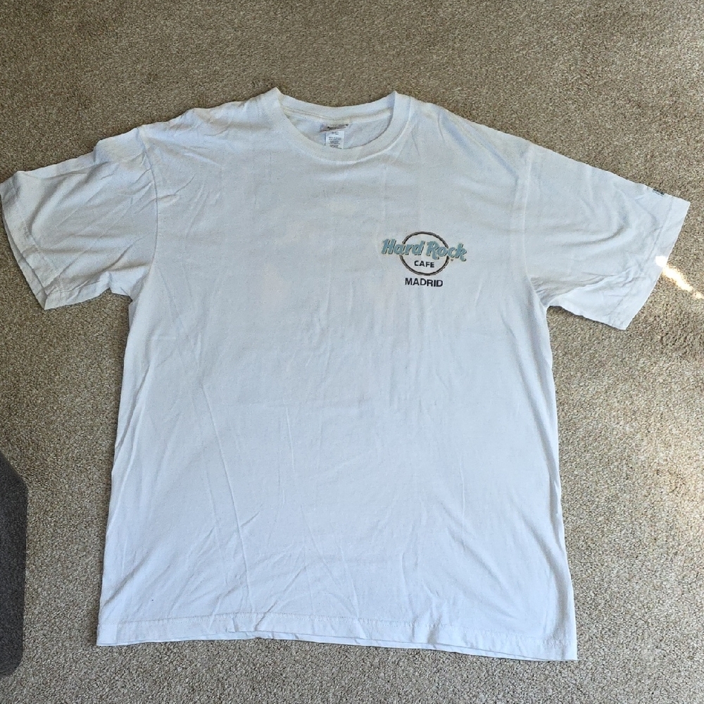 Tshirt: Hard Rock Cafe MADRID, White T-Shirt